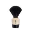 NOM Marten shaving brush | Vegan Shave Brush for Shaving soaps and creams | sustainable eco-friendly and reusable | exfoliating shaving brush | Cream handle view 1