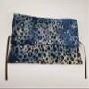 Blue & Cream Dotted Batik Straight Edge Razor Storage view 2