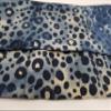 Blue & Cream Dotted Batik Straight Edge Razor Storage view 3