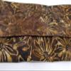 Brown and Gold Batik Straight Edge Razor Storage view 3