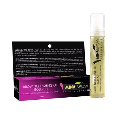 MINA iBrow Nourishing oil Stimulate Growth For Eyebrow, Eye Lashes, Hair, Skin Moisturizer(10 Ml)