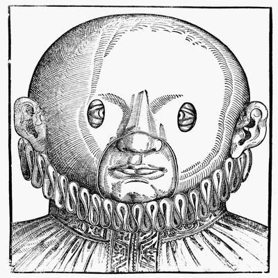 Eye Treatment 1583 Na Mask For Treating Strabismus (Crossed Eyes) Woodcut From Georg BartischS Ophthalmodouleia Das Ist Augendienst 1583 Poster Print by (24 x 36)