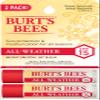 Burt's Bees All Weather SPF 15 Lip Balm, Water-Resistant Lip Moisturizer, Tint-Free, Natural Conditioning Treatment, 2 Tubes, 0.15 oz. view 1