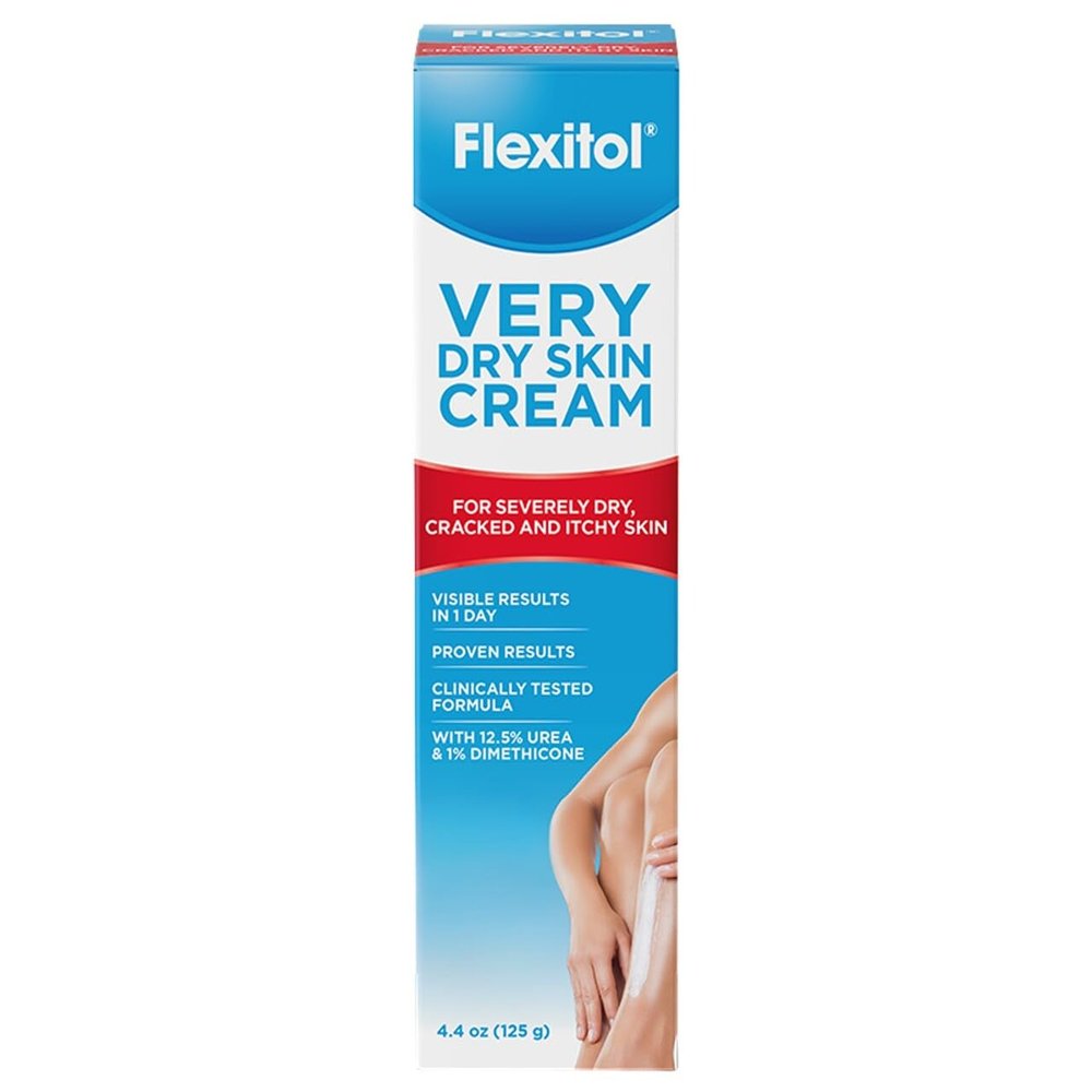 Flexitol Very Dry Skin Cream,Rich Moisturizing Body Cream with Urea, 4.4 Ounce Tube