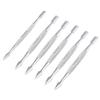 AAPROTOOLS Set of 6 Professional Nail Cuticle Pusher Chrome Plated Stainless Steel A+ Quality view 1