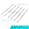 AAPROTOOLS Set of 6 Professional Nail Cuticle Pusher Chrome Plated Stainless Steel A+ Quality view 2