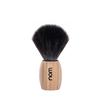 NOM Ole Shaving Brush | Vegan Shave Brush for Shaving soaps and creams | sustainable eco-friendly and reusable | Exfoliating Shaving Brush | Pure Ash handle view 1