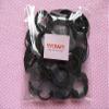 YYCRAFT Pack Of 200 Hair Elastics Hair Ties 2mm thick Mini Ponytail Holders/ponytail elastics-Black view 1
