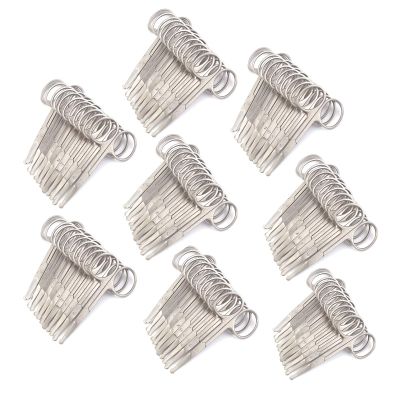OdontoMed2011 Set Of 100 Pieces 3.5" Scissors - Straight Mustache + Nose Hair W/safety ODM