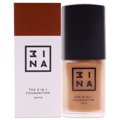 3INA The 3-in-1 Foundation  Liquid Foundation with SPF 15  12-Hour, Light to Medium Coverage  Skincare, Concealer, Coverage in One  219  1.01 oz