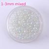 Magik Mini Bubble Beads 3D Nail Art Decoration Manicure 1-3mm Mixed Colorful DIY (8 Pack, Clear) view 4