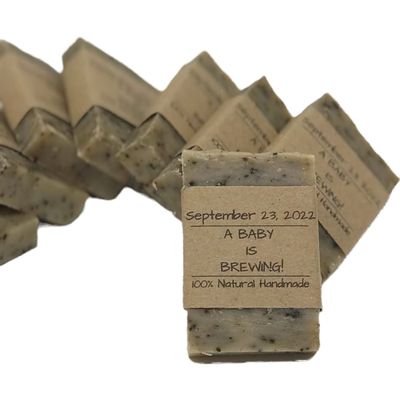 Baby Shower Soap Favors for Guests Bulk 50, Mini Soaps for Favors, Home Brewed Soaps