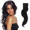 10A Silky Straight Hair Indian Virgin Hair 3 Bundles Natural Black Indian Straight Human Hair Remy Hair Extensions (22, 22, 24") view 3