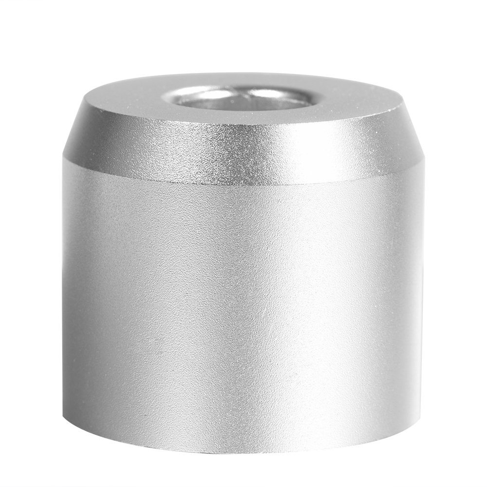 Safety Stand,Shaver Holder, Round Zinc Alloy Mustache Shaver Brush Base Beard Shaving Brush Stand(01#)