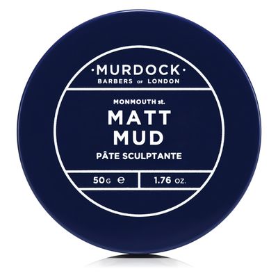 Murdock London Matt Mud | Non-Shine Shaping Clay | Vegan with Kaolin & Vitamin E | Made in England | 1.7 oz