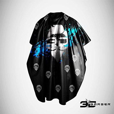 Barber Cape 3D Barber With 3D Barber Logo