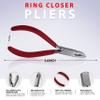 SURGICAL ONLINE Bead Capture Ring Opener & Closer Set - Ball Closure Body Piercing Tool Tattoo, Autoclavable, Needle Nose Beak view 3