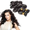 10A Indian Human Hair 3 Bundles Curly Remy Hair Extensions Human Hair Black by Nile (16, 16, 18") view 1