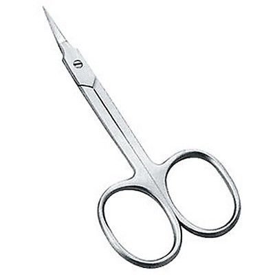(12) Finger Toe Nail Scissors Cuticle Clipper Straight 3.5" Fine Arrow Point
