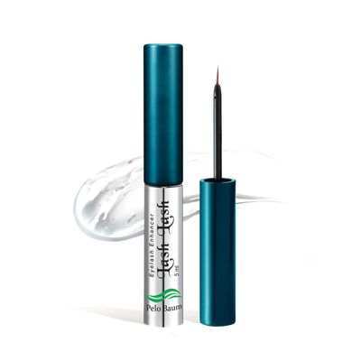 Pelo Baum Lash Lash Eyelash Enhancer Serum with Peptides for Thicker Fuller Looking Lashes Nourishing Eyelash Conditioner for Thin Brittle Lashes 0.17 Fl Oz