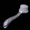 5 Pcs Plastic Nail Dust Clean Cleaning Brushes Pedicure Round Head Cleaning Brush Nail Accesories Tools Nail Art Powder Clean Brush with Cap Random Color view 3