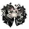 Cow Feltie Boutique Hair Bow view 1