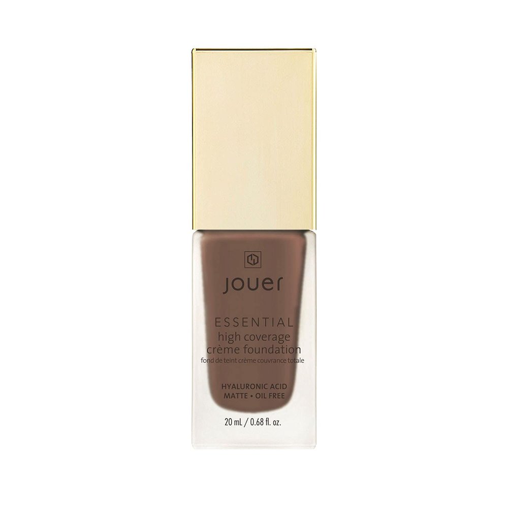 Jouer Essential High Coverage Crme Foundation - Available in 50 Shades for All Skin Tones - Healthy Ingredients - Paraben, Gluten & Cruelty Free - Vegan Friendly