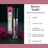 Aromi Matte Liquid Lipstick | Long-Lasting, Dusty Rose Lip Color for Women, Rosy Nude Shade, Vegan, Waterproof, Long Wear (Berry Nude) view 3