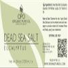Pure and Natural Dead Sea Salt Scrub | Hydrating and Moisturizing | Gently Exfoliates Face Body Feet & Hands with Soothing Jojoba Oil and Vitamin E by Organic Pure Oil (Eucalyptus, 24 oz) view 2