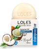 LOLE'S Shampoo Bar and Conditioner, 2in1 with Coconut Oil for Normal Hair, Volume & Strength, 99% Natural Origin, Sustainably Sourced, 3.5Oz view 1