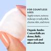 Sky Organics Organic Jumbo Cotton Balls for Sensitive Skin, 100% Pure Organic Cotton Sustainably Grown, Chlorine Free, Hypoallergenic, Ultra-Soft and Absorbant for Beauty&Personal Care, 300 ct view 3