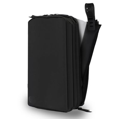 Gravel Hanging Toiletry Bag for Men and Women - Comes in 3 Sizes, Water-Resistant, Durable, Compact, Dopp Kit Travel Toiletry bag (Black, Plus)