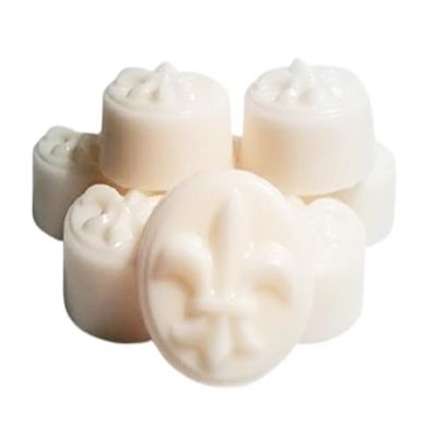 100 Pc Fleur de Lis Guest Soaps in choice of White Floral scents -