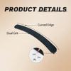 12PCS Black Banana Curved Double Sided Nail Files Polish Emery Board Grit Buffering Sanding Art Manicure Buffer Files Nail Art Tools view 4