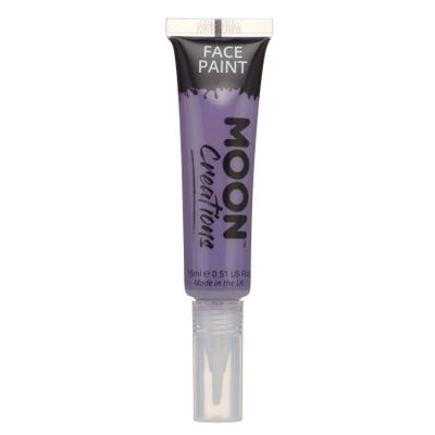 Face & Body Paint with Brush Applicator by Moon Creations - 0.50fl oz - Purple