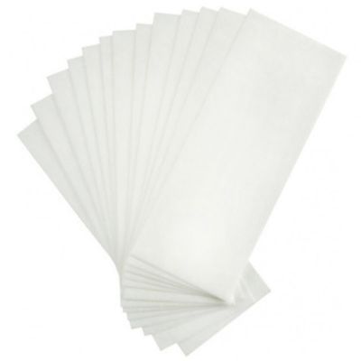 100 PCS Wax Strips Hair Removal Waxing Strips Facial Body Epilating Strips Non Woven Wax Strip for Face Legs Underarms Body and Bikini for Home or Beauty Salon