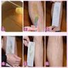 100 PCS Wax Strips Hair Removal Waxing Strips Facial Body Epilating Strips Non Woven Wax Strip for Face Legs Underarms Body and Bikini for Home or Beauty Salon view 3