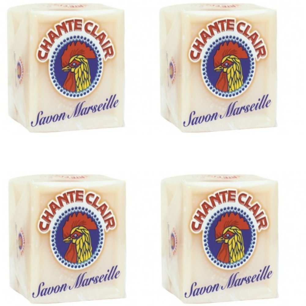 Chanteclair: Marseille Laundry Hand Wash Bar Soap 250 g/8.45 fl.oz , pack of 4