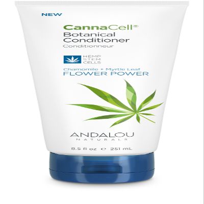 Andalou Naturals CannaCell Botanical Conditioner, Flower Power, 8.5 Ounces