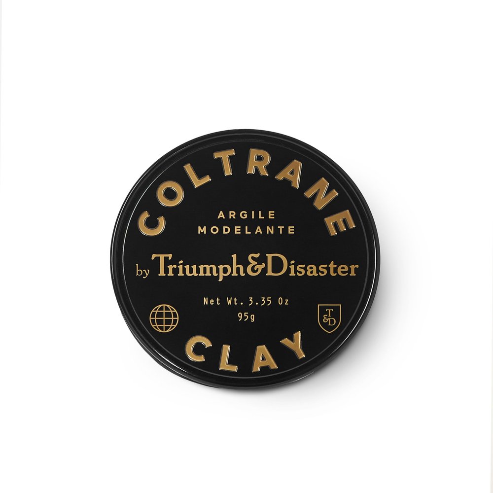 TRIUMPH & DISASTER Coltrane Hair Clay Pomade  Medium Hold, Matte Finish Styling Paste for Men and Women with Smoky Earth Scent, 95g