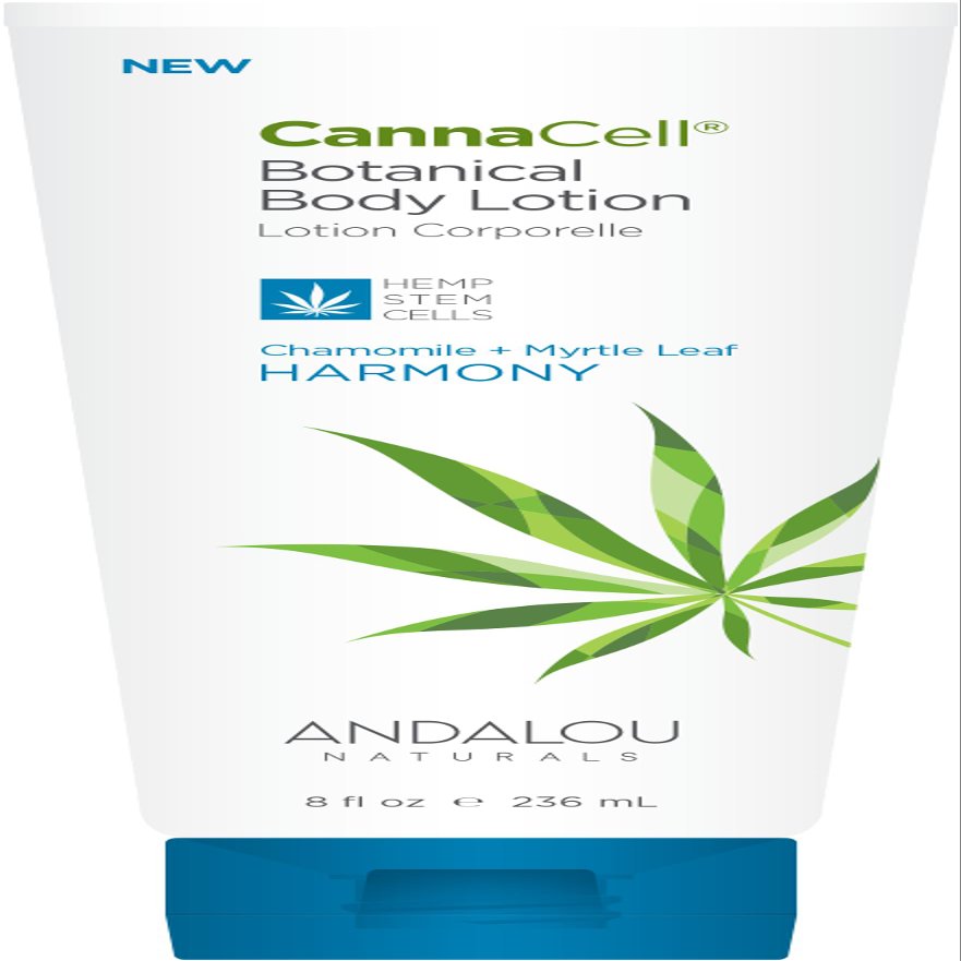 Andalou Naturals CannaCell Body Lotion, Harmony, 8 Ounce