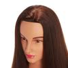 Hairingrid Mannequin Head 20"-22" 100% Human Hair Hairdresser Cosmetology Mannequin Manikin Training Head Hair and Free Clamp Holder (1907LB0414A) view 3