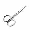 Superior ZRL Stainless Steel Round Safety Scissors Eyebrow Makeup Scissor Beauty Nose Hair Trimmer view 1