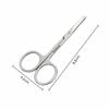 Superior ZRL Stainless Steel Round Safety Scissors Eyebrow Makeup Scissor Beauty Nose Hair Trimmer view 2
