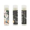 Andaz Press Bridal Shower Bachelorette Party Lip Balm Party Favors, Peach Chalkboard Floral Garden Party, Thank You for Celebrating With Us, 12-Pack view 2