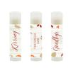 Andaz Press Bridal Shower Bachelorette Party Lip Balm Party Favors, Fallin' In Love Autumn Fall Leaves, Kissing The Single Life Goodbye, Bridesmaid Lip Gloss 12-Pack Bachelorette Party Favors Fall view 2