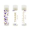 Andaz Press Bridal Shower Bachelorette Party Lip Balm Party Favors, Lavender Purple Faux Gold Glitter Confetti Dots, Thank You for Celebrating With Us, 12-Pack view 2