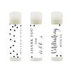 Andaz Press Bridal Shower Bachelorette Party Lip Balm Party Favors, Black and White Modern, Thank You for Celebrating With Us, 12-Pack view 2