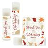 Andaz Press Bridal Shower Bachelorette Party Lip Balm Party Favors, Fallin' in Love Autumn Fall Leaves, Thank You for Celebrating With Us, 12-Pack view 1