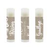 Andaz Press Bridal Shower Bachelorette Party Lip Balm Party Favors, Burlap Lace, Kissing The Single Life Goodbye, Bridesmaid Lip Gloss 12-Pack Bachelorette Party Favors Fall Bridal Shower Decorations view 2